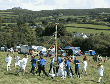 Maypole Dancing