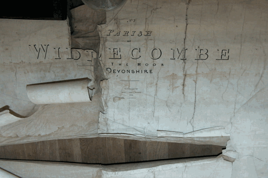 Widecombe Tithe Map Damage (1)