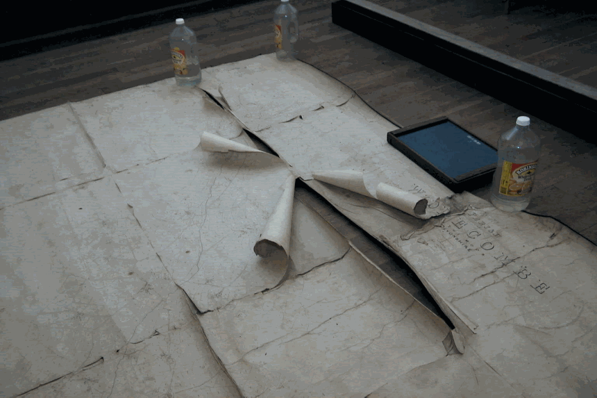 Widecombe Tithe Map Damage (2)