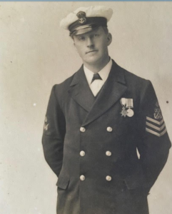 Walter Samuel Morley. WW1 CPO Uniform (Morley Family Photograph)