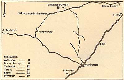 Map of Sheena Tower location