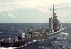 USS Wainwright On Convoy Escort Duty 1943 (photo Life Magazine Archives)