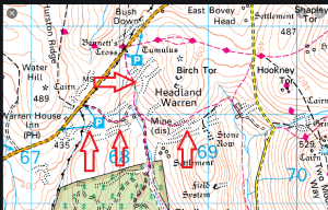 Location Of Vitifer Mine And Birch Tor (photo Source: Trekandtors)