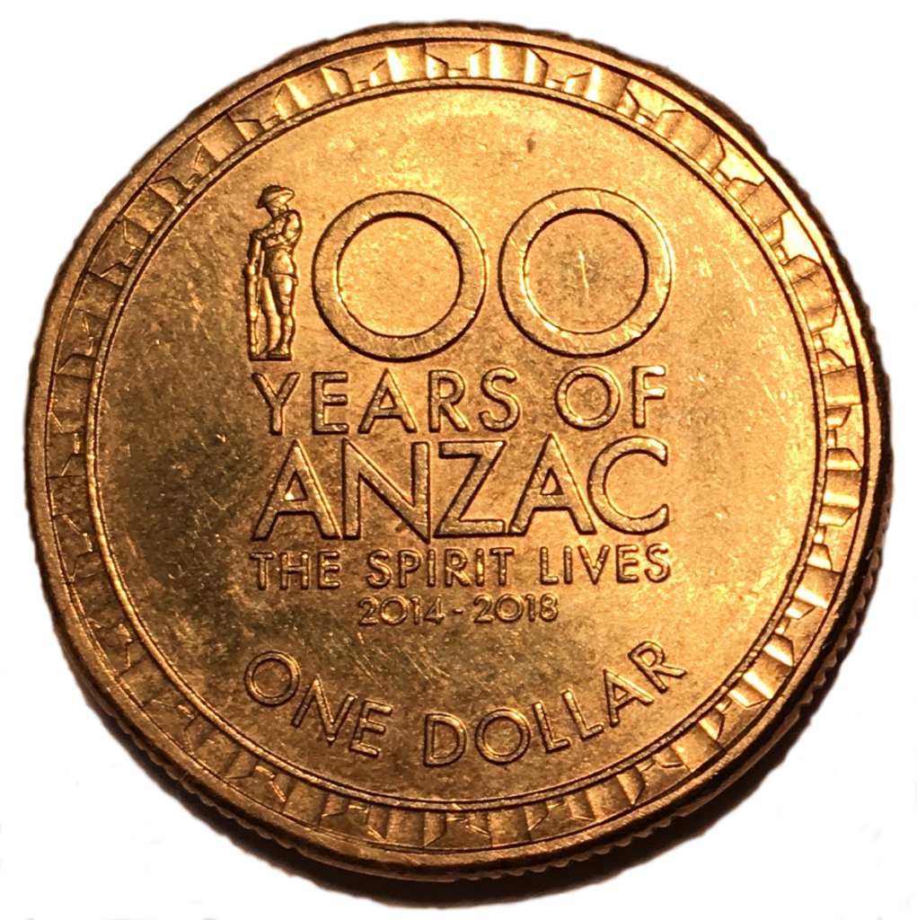 Widecombe WW1: Anzac Centenary Australian Dollar