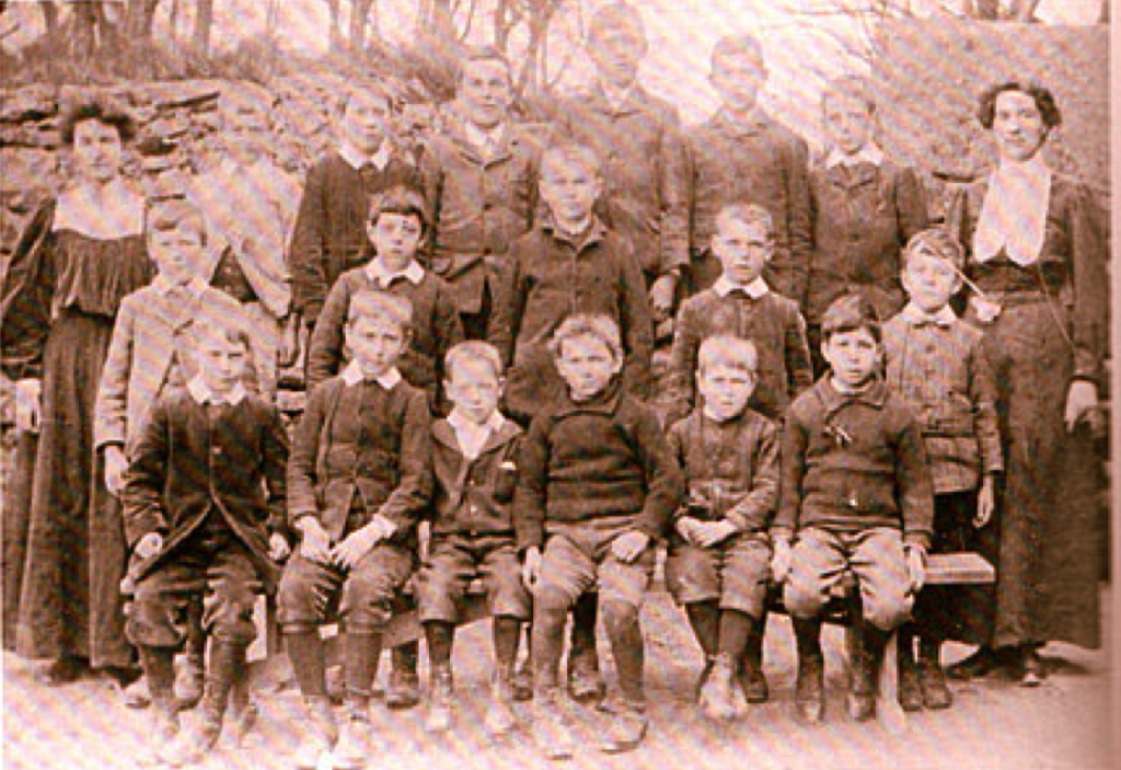 John Henry Irish at Widecombe School 1907 (David Ashman)